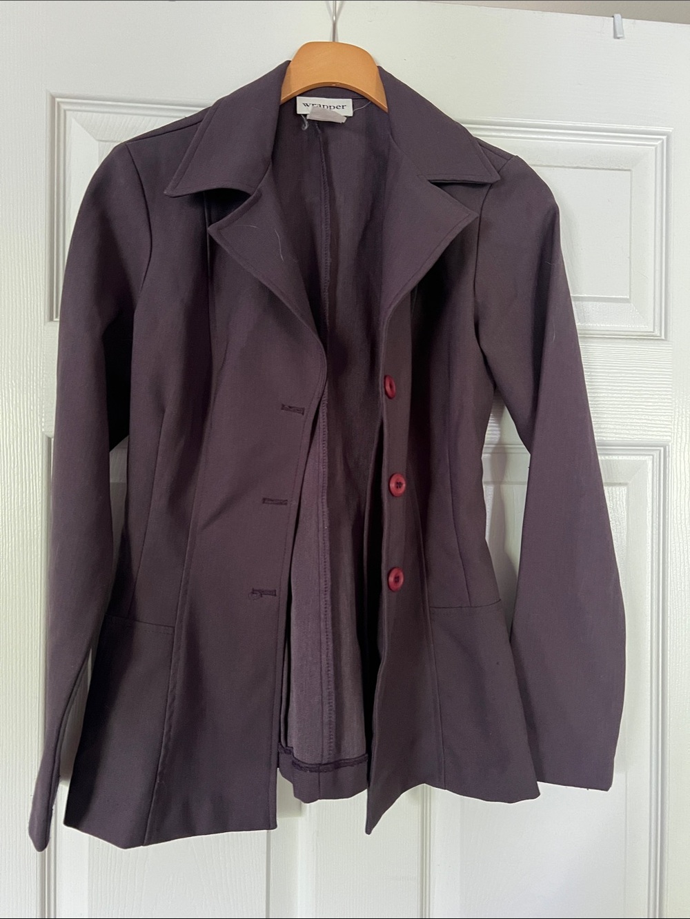 Wrapper Plum Tailored Women's Blazer